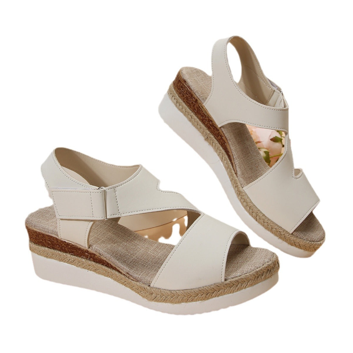 Straw High Heel Sandals For Women